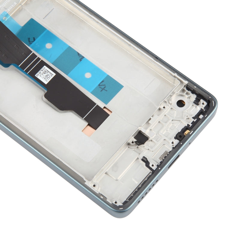 For Xiaomi Poco M6 Pro 4G Original AMOLED Material LCD Screen Digitizer Full Assembly with Frame (Blue)