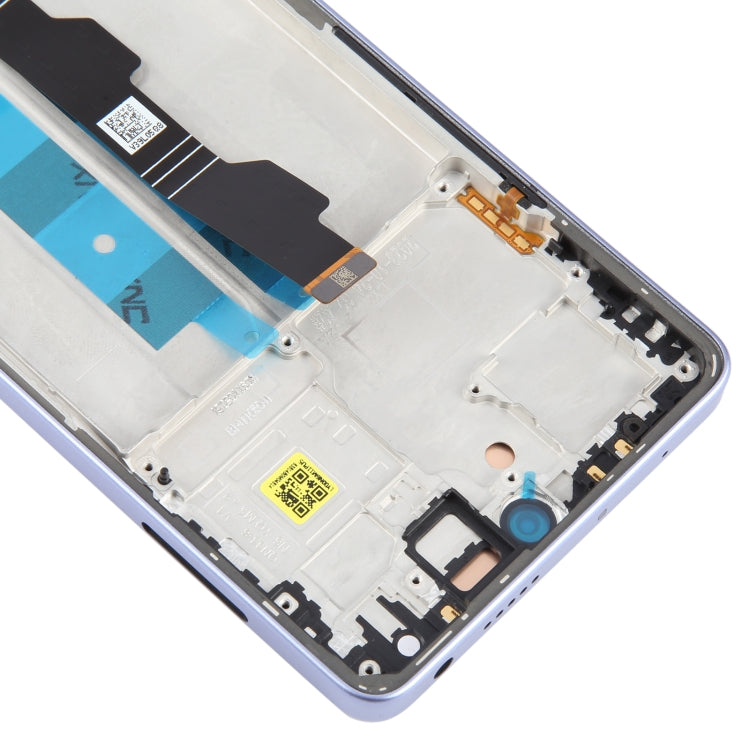 For Xiaomi Poco M6 Pro 4G Original AMOLED Material LCD Screen Digitizer Full Assembly with Frame (Purple)