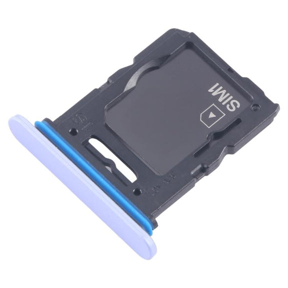 For Sony Xperia 10 V Original SIM Card Tray + Micro SD Card Tray (Purple)