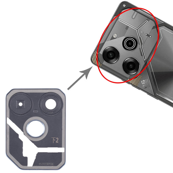 For Tecno Pova 6 Pro Original Rear Camera Frame (Blue)