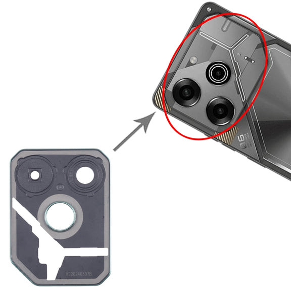 For Tecno Pova 6 Original Rear Camera Frame (Green)