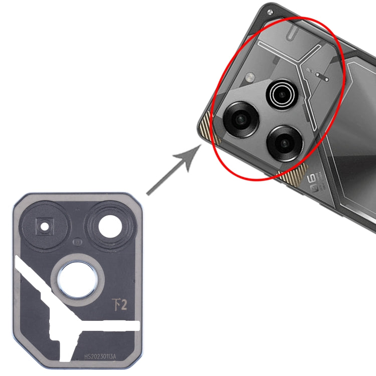 For Tecno Pova 6 Original Rear Camera Frame (Blue)
