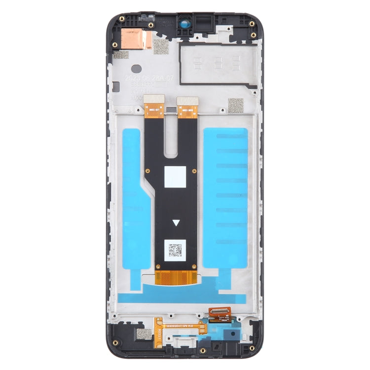 For ZTE Blade V50 Design 4G LCD Screen Digitizer Full Assembly with Frame (Black)