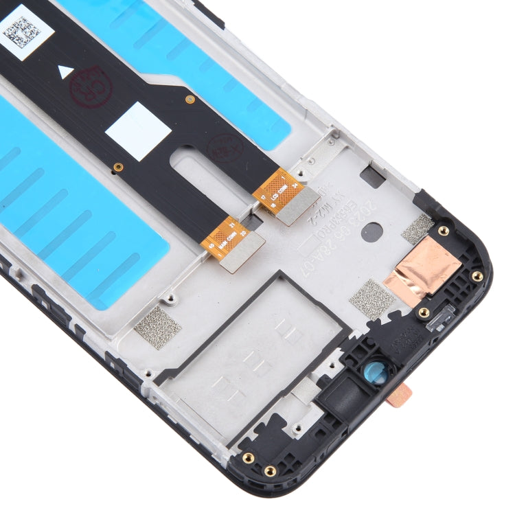 For ZTE Blade V50 Design 4G LCD Screen Digitizer Full Assembly with Frame (Black)