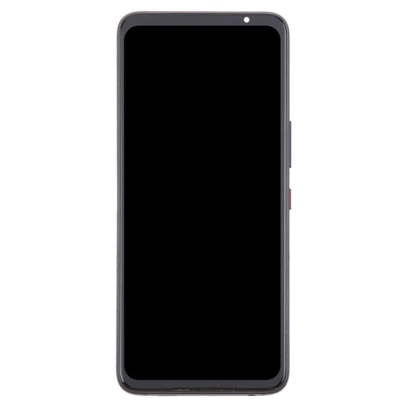 For Asus ROG Phone 7 / 7 Ultimate AMOLED Original LCD Screen Digitizer Full Assembly with Frame(Black)