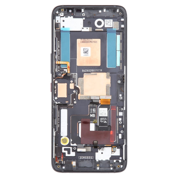 For Asus ROG Phone 7 / 7 Ultimate AMOLED Original LCD Screen Digitizer Full Assembly with Frame(Black)
