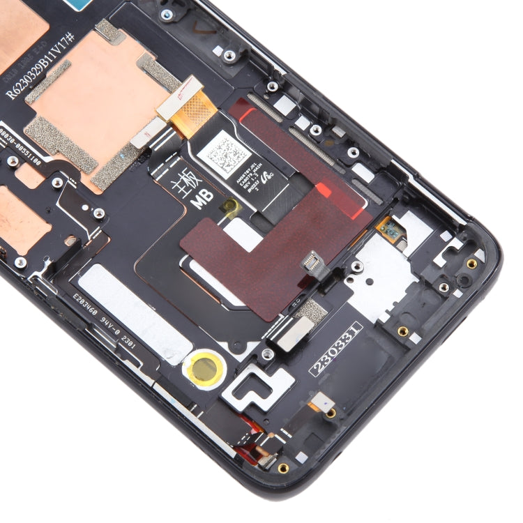 For Asus ROG Phone 7 / 7 Ultimate AMOLED Original LCD Screen Digitizer Full Assembly with Frame(Black)