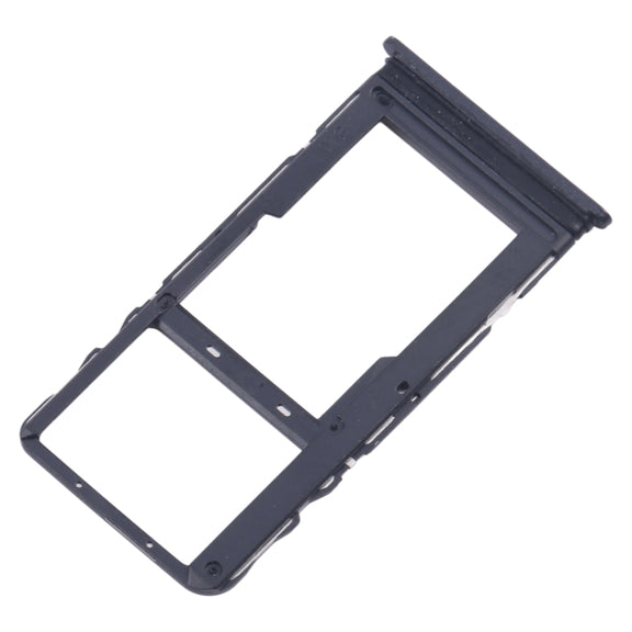 For TCL 20L / 20 Lite Original SIM Card Tray + Micro SD Card Tray (Black)