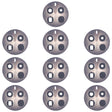 For Realme 12 Pro+ 10pcs Original Back Camera Lens (Gold) - Camera Series by PMC TechLife | Online Shopping South Africa | PMC TechLife | Buy Now Pay Later Mobicred