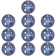 For Realme 12 Pro+ 10pcs Original Back Camera Lens (Blue) - Camera Series by PMC TechLife | Online Shopping South Africa | PMC TechLife | Buy Now Pay Later Mobicred