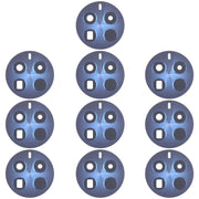 For Realme 12 Pro+ 10pcs Original Back Camera Lens (Blue)