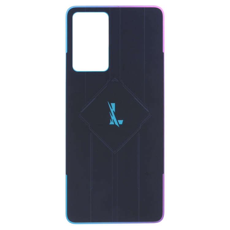 For OPPO Reno7 Pro 5G Original Glass Battery Back Cover (Colorful Black)