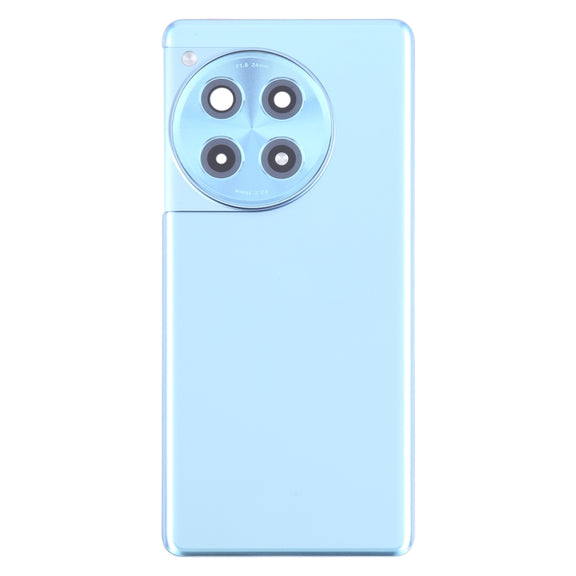 For OnePlus 12R CPH2609 CPH2585 Original Glass Battery Back Cover with Camera Lens(Blue)