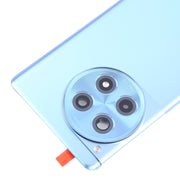 For OnePlus 12R CPH2609 CPH2585 Original Glass Battery Back Cover with Camera Lens(Blue)