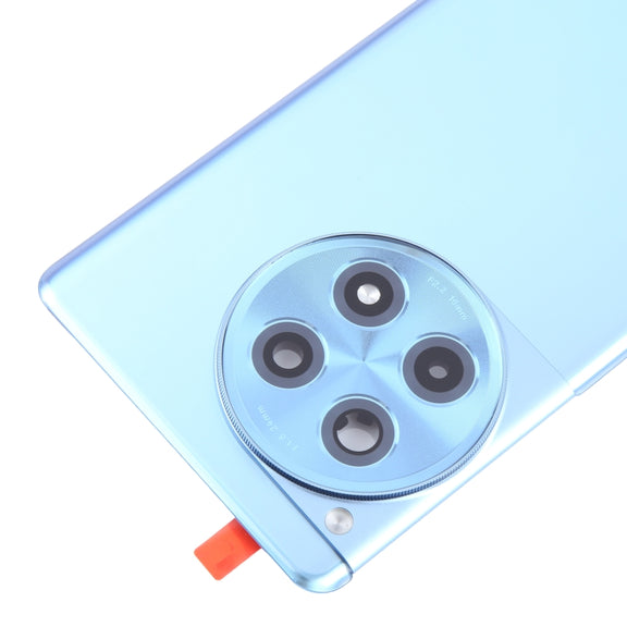 For OnePlus 12R CPH2609 CPH2585 Original Glass Battery Back Cover with Camera Lens(Blue)