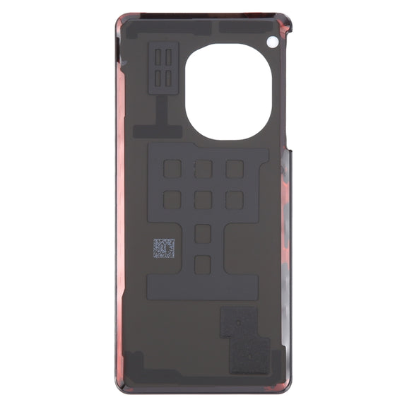 For OnePlus 12R Battery Back Cover(Black)