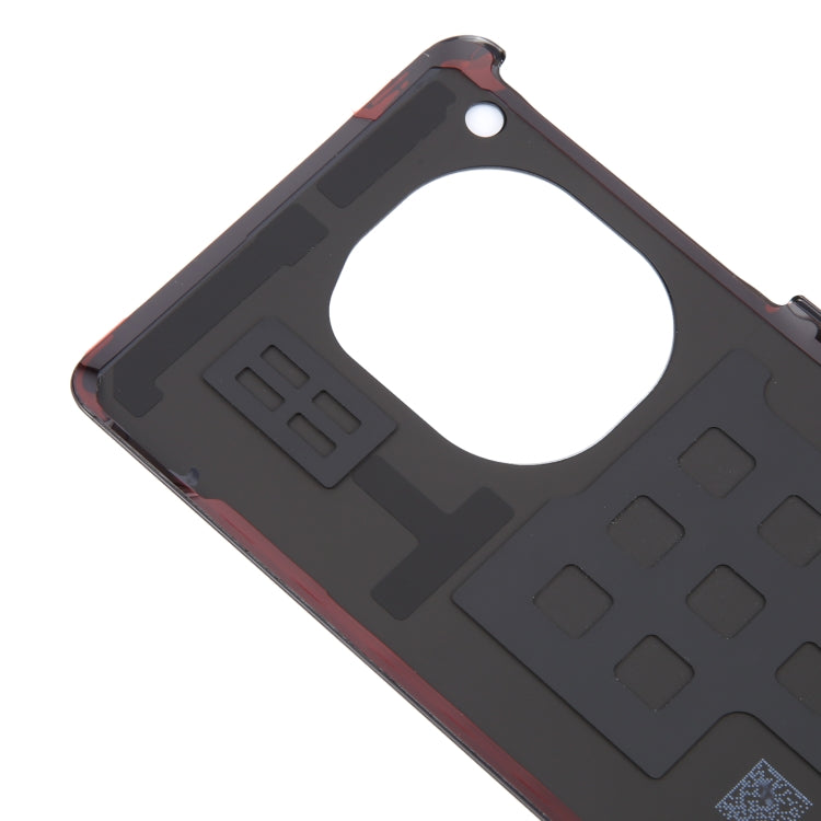 For OnePlus 12R Battery Back Cover(Black)