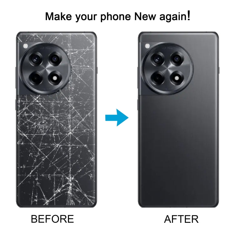 For OnePlus Ace 3 Battery Back Cover(Black)