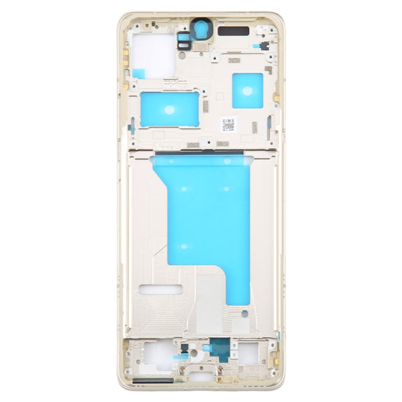 For Motorola Moto X50 Ultra Original Front Housing LCD Frame Bezel Plate (Gold)