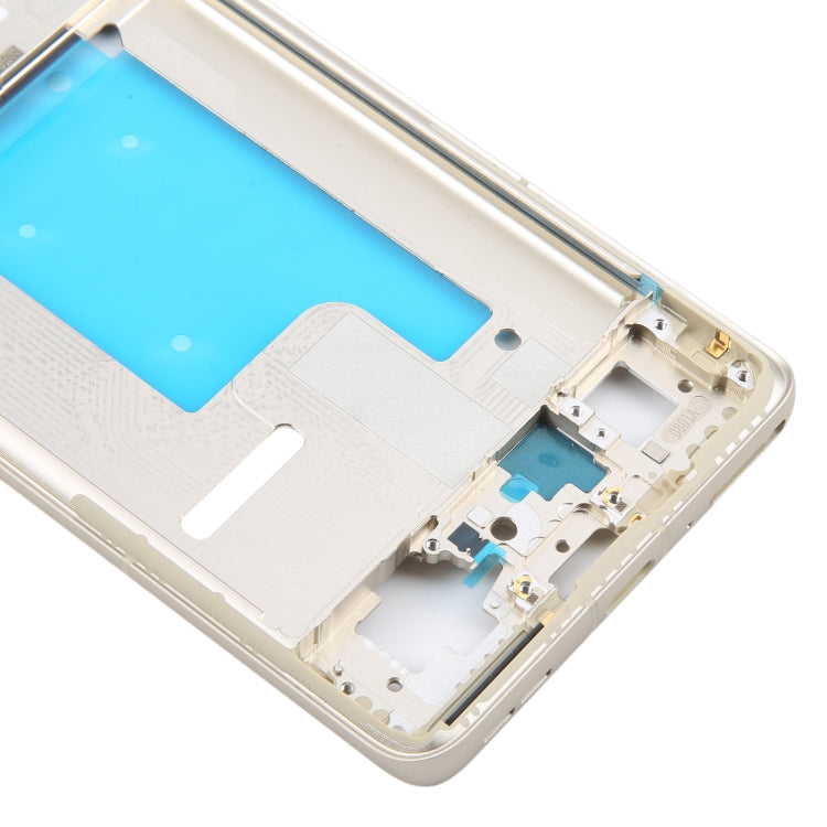 For Motorola Moto X50 Ultra Original Front Housing LCD Frame Bezel Plate (Gold)