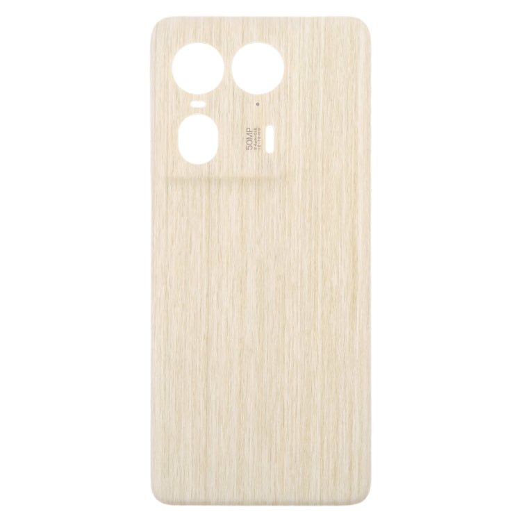 For Motorola Moto X50 Ultra Original Battery Back Cover(Wood)
