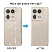 For Motorola Moto X50 Ultra Original Battery Back Cover(Wood)