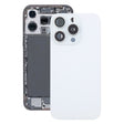 For iPhone 16 Pro Original Glass Battery Back Cover with Camera Lens Cover(White) - Back Cover by PMC Jewellery | Online Shopping South Africa | PMC Jewellery | Buy Now Pay Later Mobicred