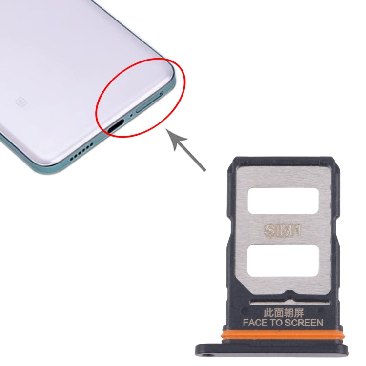 For Xiaomi Redmi Turbo 3 Original SIM Card Tray + SIM Card Tray (Black)