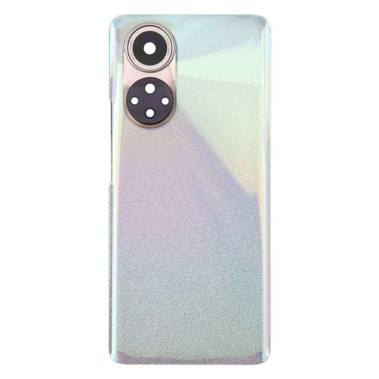 For Honor 50 Battery Back Cover with Camera Lens(Silver)