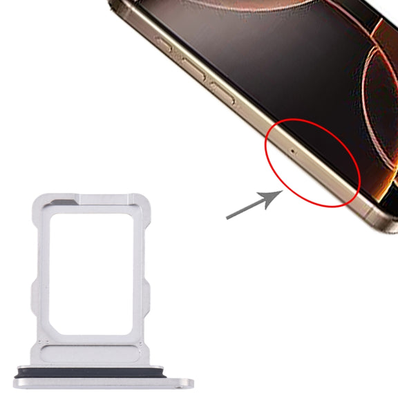 For iPhone 16 Pro Max SIM Card Tray (White)