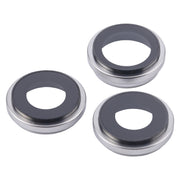 For iPhone 16 Pro Max 3pcs/Set Camera Lens Cover (Silver)