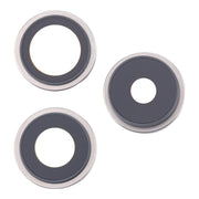 For iPhone 16 Pro 3pcs/Set Original Camera Lens Cover (White)