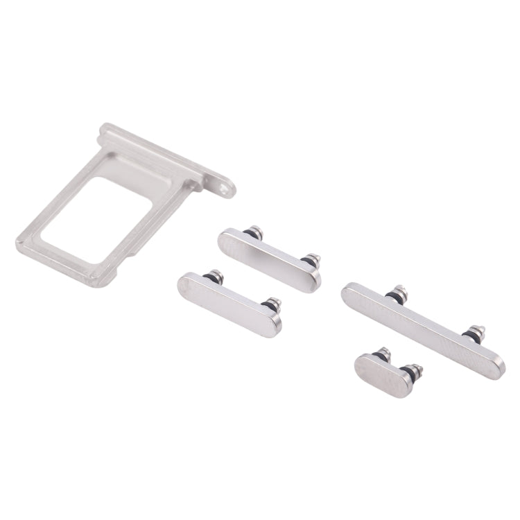 For iPhone 16 Pro Original SIM Card Tray + SIM Card Tray + Side Keys (White)