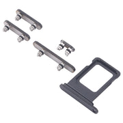 For iPhone 16 Pro Max Original SIM Card Tray + SIM Card Tray + Side Keys (Black)