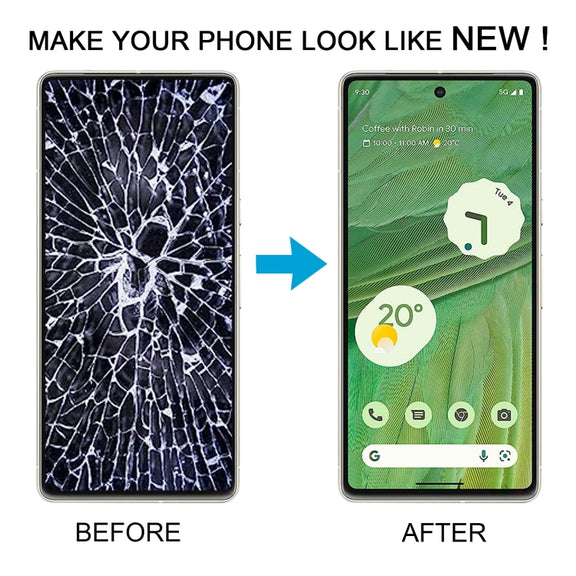For Google Pixel 7 GVU6C GQML3 GO3Z5 OLED LCD Screen Digitizer Full Assembly with Frame