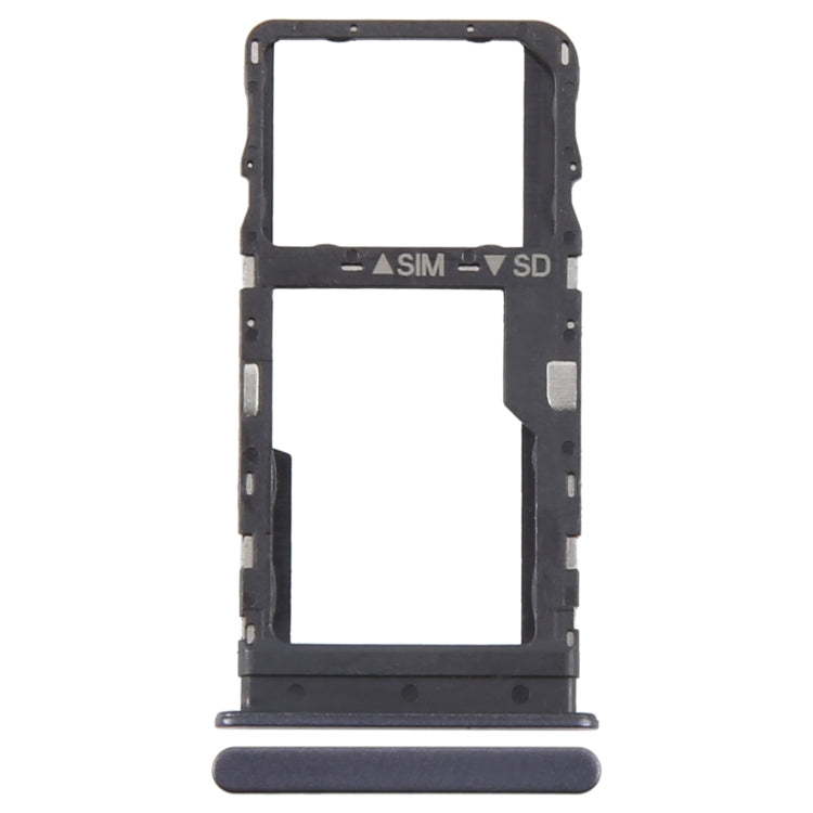 For TCL NxtPaper 11 Original SIM Card Tray + Micro SD Card Tray (Grey)