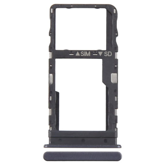 For TCL NxtPaper 11 Original SIM Card Tray + Micro SD Card Tray (Grey)