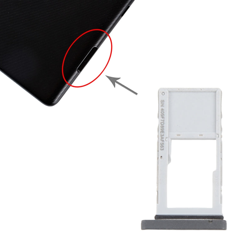 For TCL Tab 10s 4G Original Micro SD Card Tray (Black)