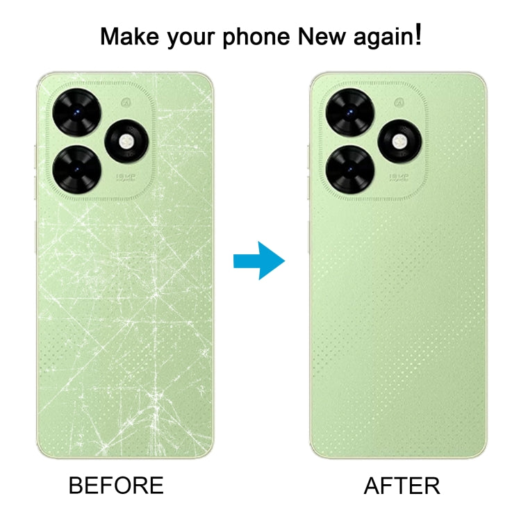 For Tecno Spark Go 2024 Original Battery Back Cover(White)
