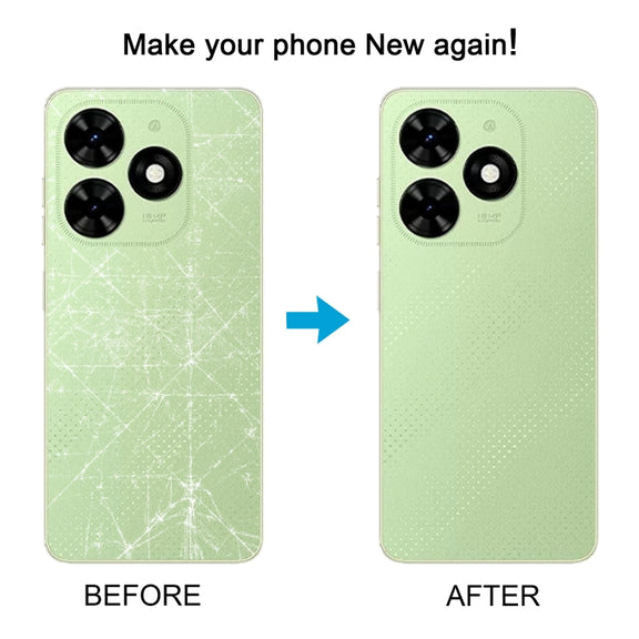 For Tecno Spark Go 2024 Original Battery Back Cover(White)
