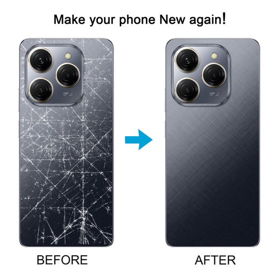 For Tecno Spark 20 Pro Original Battery Back Cover (Blue)