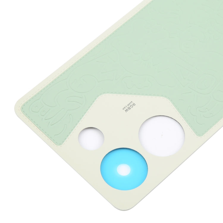 For Tecno Camon 20 Pro Original Battery Back Cover(Green)