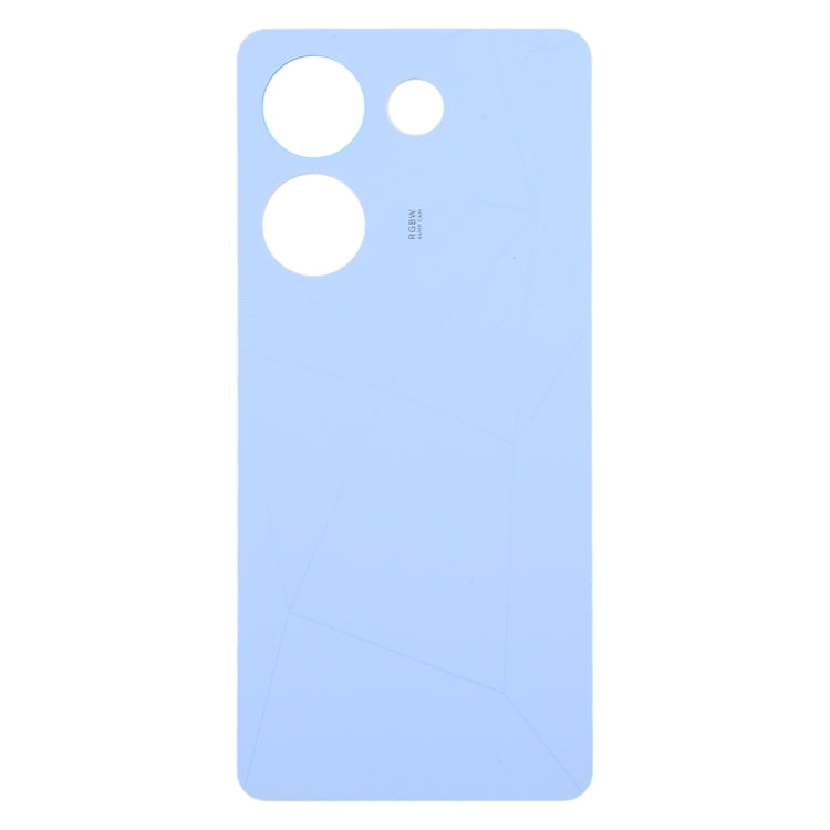For Tecno Camon 20 Pro Original Battery Back Cover(Blue)