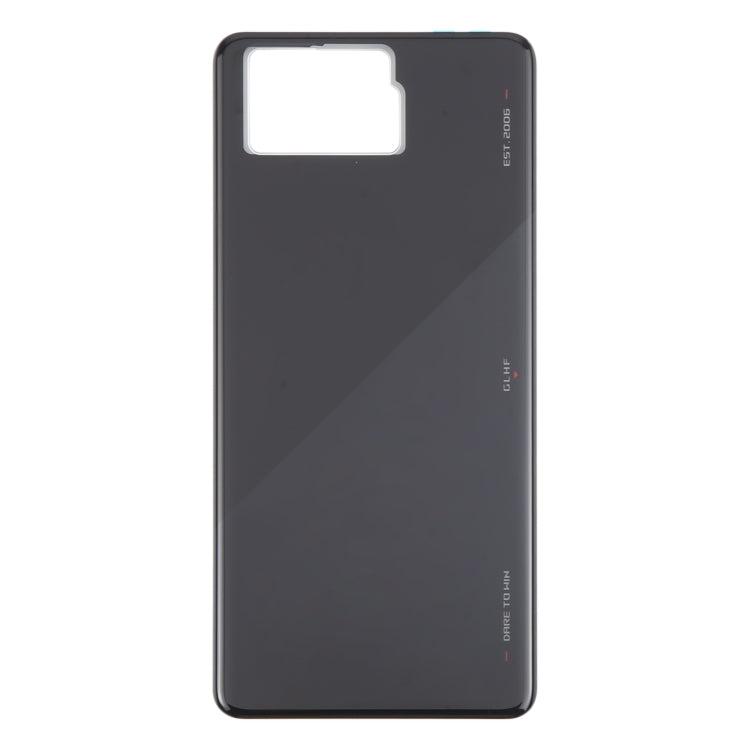 For Asus ROG Phone 8 Pro AI2401 AI2401_A Global Original Glass Battery Back Cover(Bright Black)