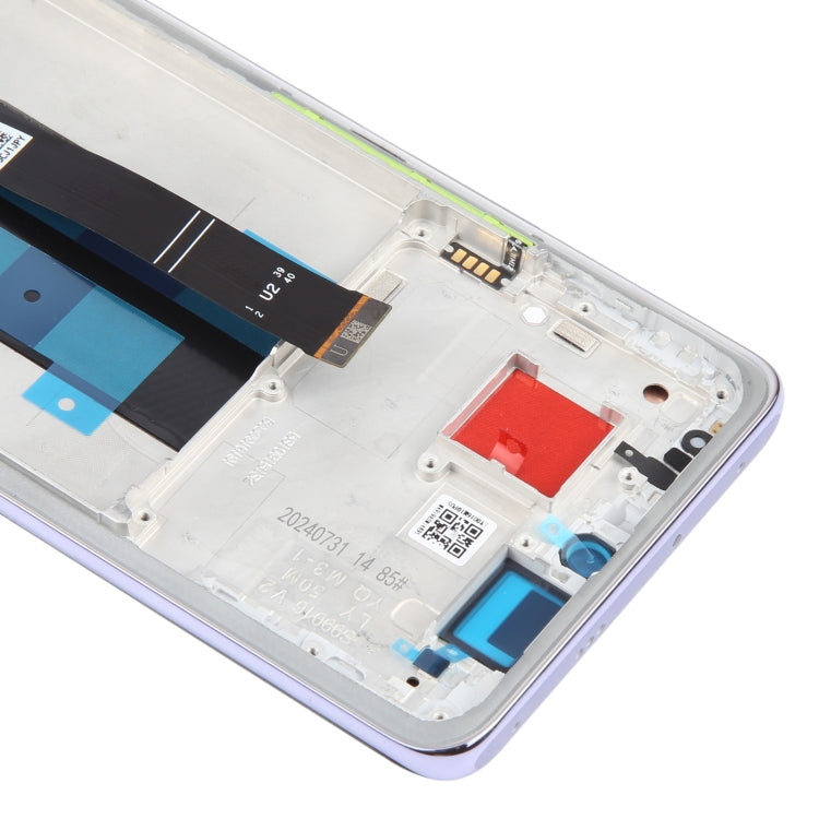 For Xiaomi Redmi Note 14 Pro+ 5G Original LCD Screen Digitizer Full Assembly with Frame (Purple)