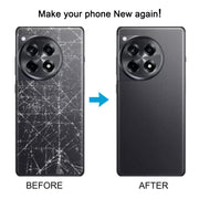For OnePlus Ace 3 Battery Back Cover with Camera Lens Cover(Black)