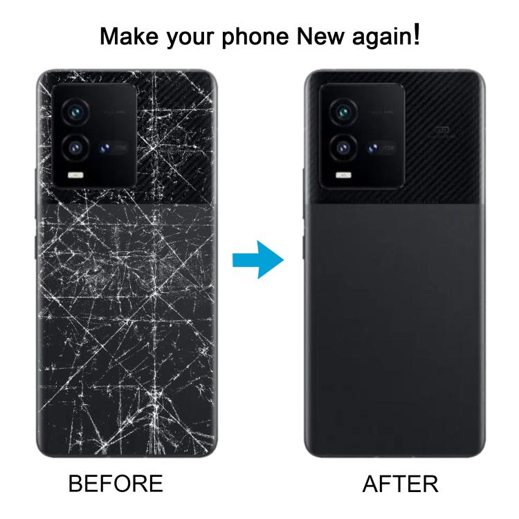 For vivo iQOO 10 OEM Battery Back Cover(Black)