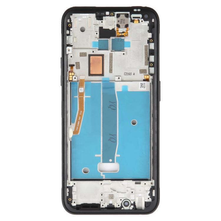 For Nokia XR20 Original Front Housing LCD Frame Bezel Plate (Black)
