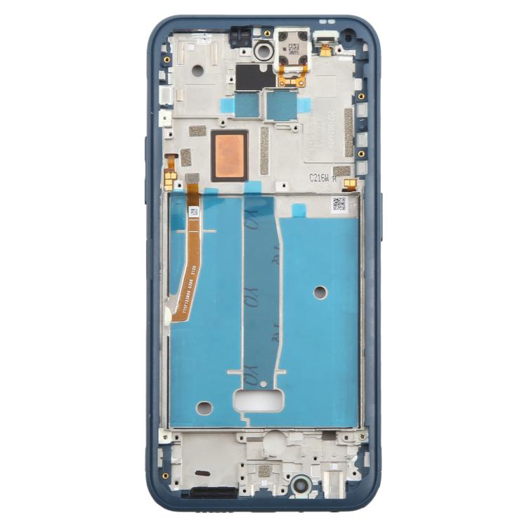 For Nokia XR20 Original Front Housing LCD Frame Bezel Plate (Blue)