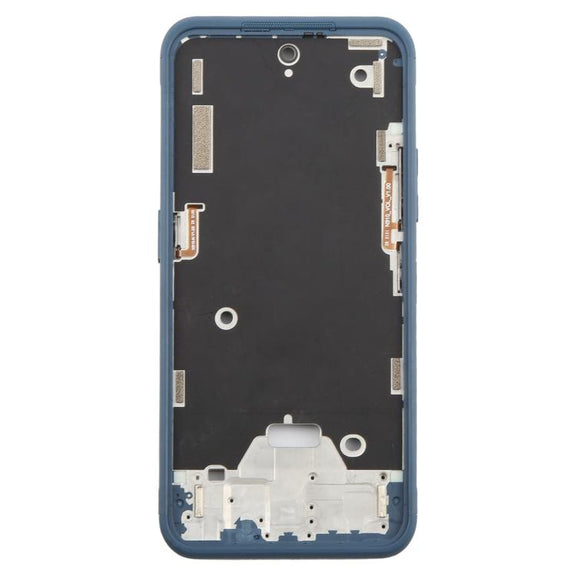 For Nokia XR20 Original Front Housing LCD Frame Bezel Plate (Blue)